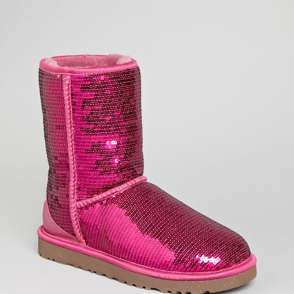 UGG Shoes - UGG Hot Pink Sequin Boots